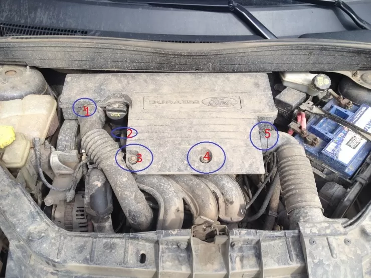 Самостоятельная замена воздушного фильтра Форд Фьюжн