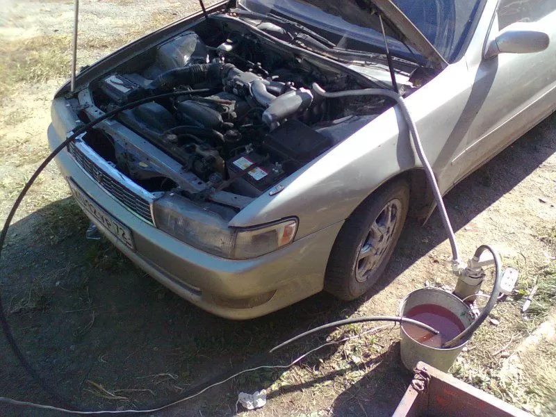 Как промыть радиатор печки