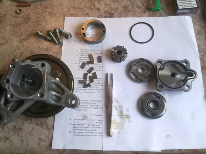 Как отремонтировать насос гидроусилителя руля (ГУР)